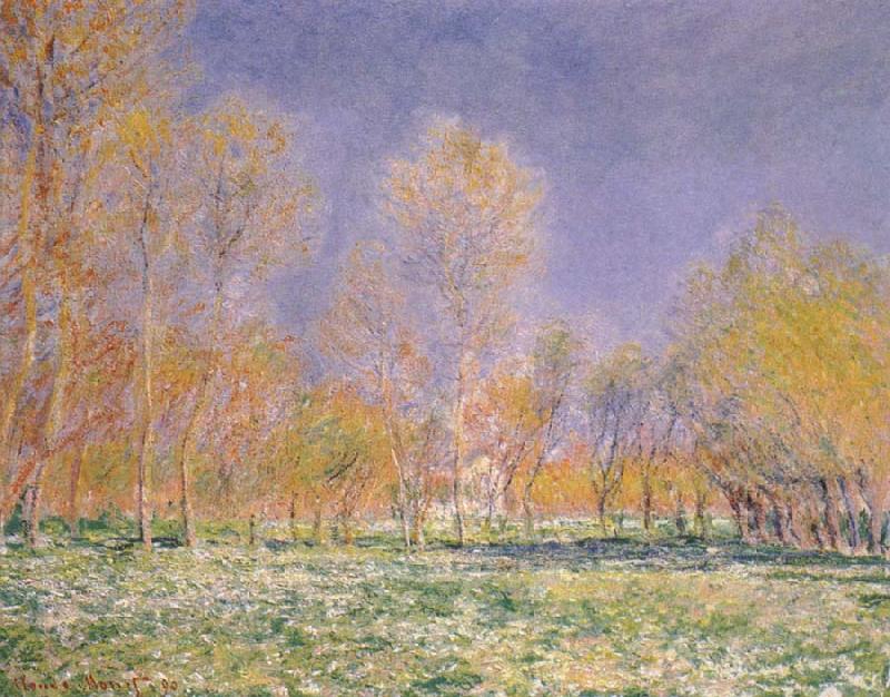 Claude Monet Springtime at Giverny oil painting image